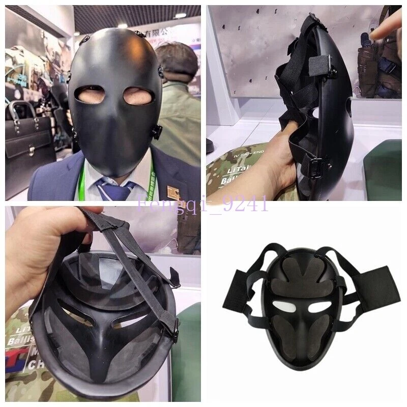 Hot Aramid Bulletproof Face Shield Mask NIJ Level IIIA CS Field Gear US STOCK!!!
