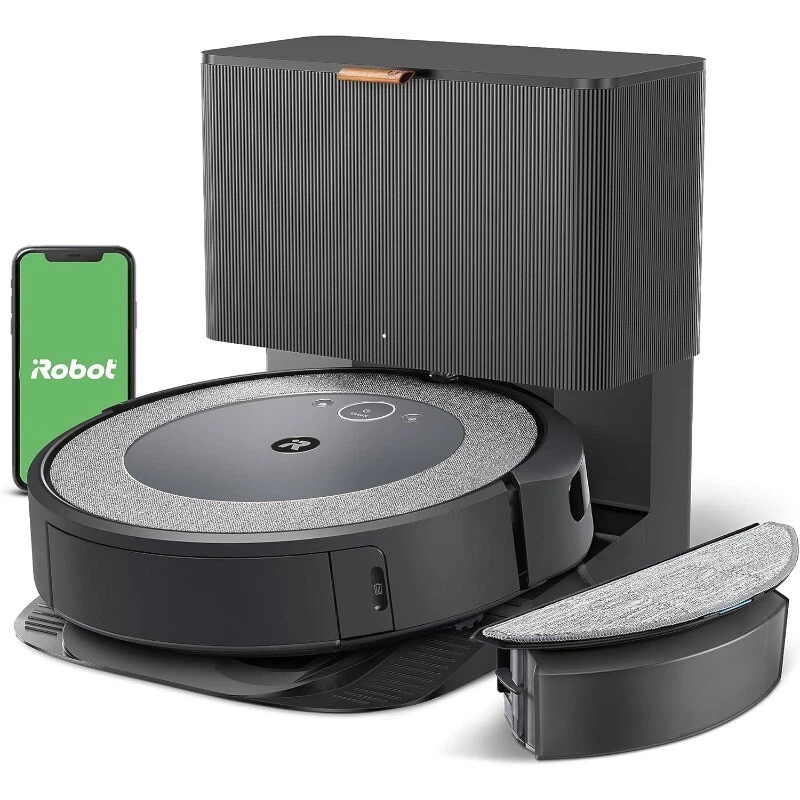 Self-Emptying Robot Vacuum and Mop Clean by Room with Smart Mapping New